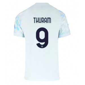 Inter Milan Marcus Thuram #9 Jalkapallovaatteet Vieraspaita 2025-26 Lyhythihainen